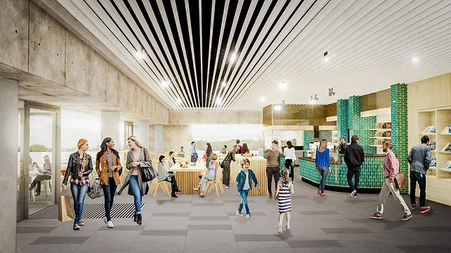 Library Cafe, ground floor