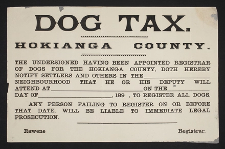 Dog Tax