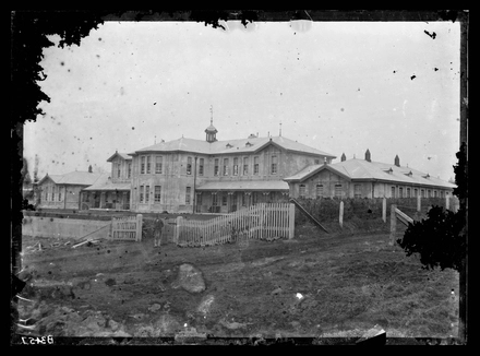[Exterior View of Avondale Lunatic Asylum hospital building]