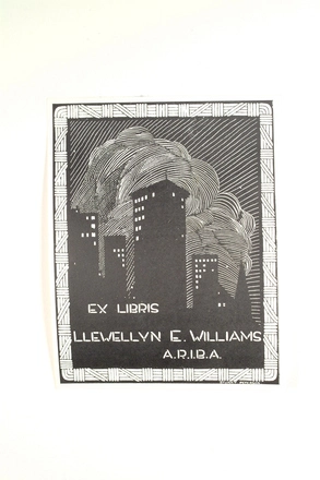 Ex Libris Llewellyn E. Williams