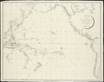 Sheet 10. Reduced chart of the Pacific Ocean