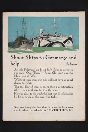 Shoot ships to Germany and help America win