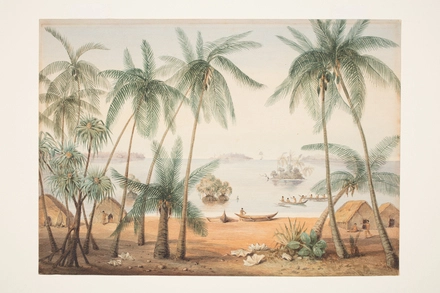 [Stewart's Islands, South Pacific. Lat 8.43. Long.163 E. 1851]