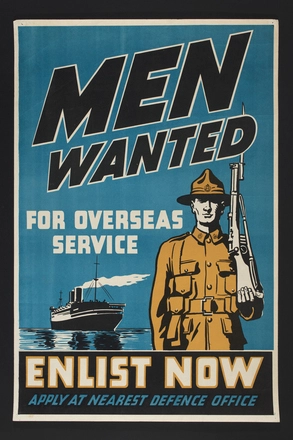 Men wanted for overseas service