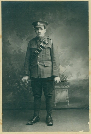 John Francis Stewart, in uniform