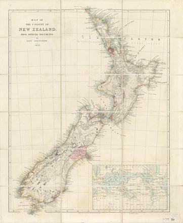 Map of the colony of New Zealand : from official documents