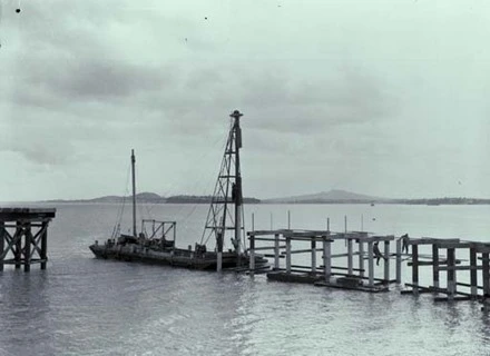 Auckland Harbour Bridge development.