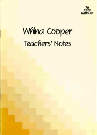 Whina Cooper : teachers' notes