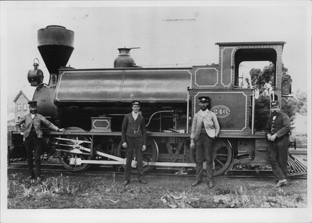 First railway engine to Helensville.