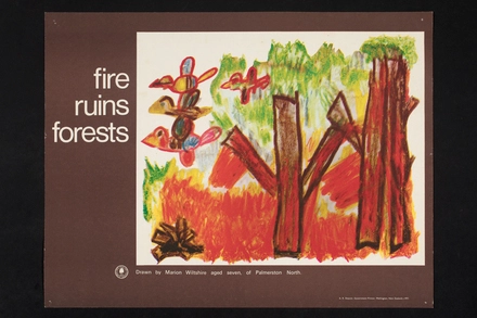 Fire ruins forests