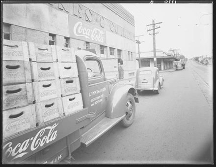 [Innes & Co., truck and building]