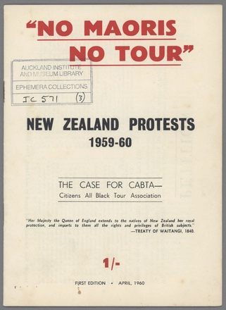 No Maoris No Tour