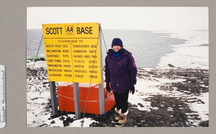 [Lady June Hillary at Scott Base]