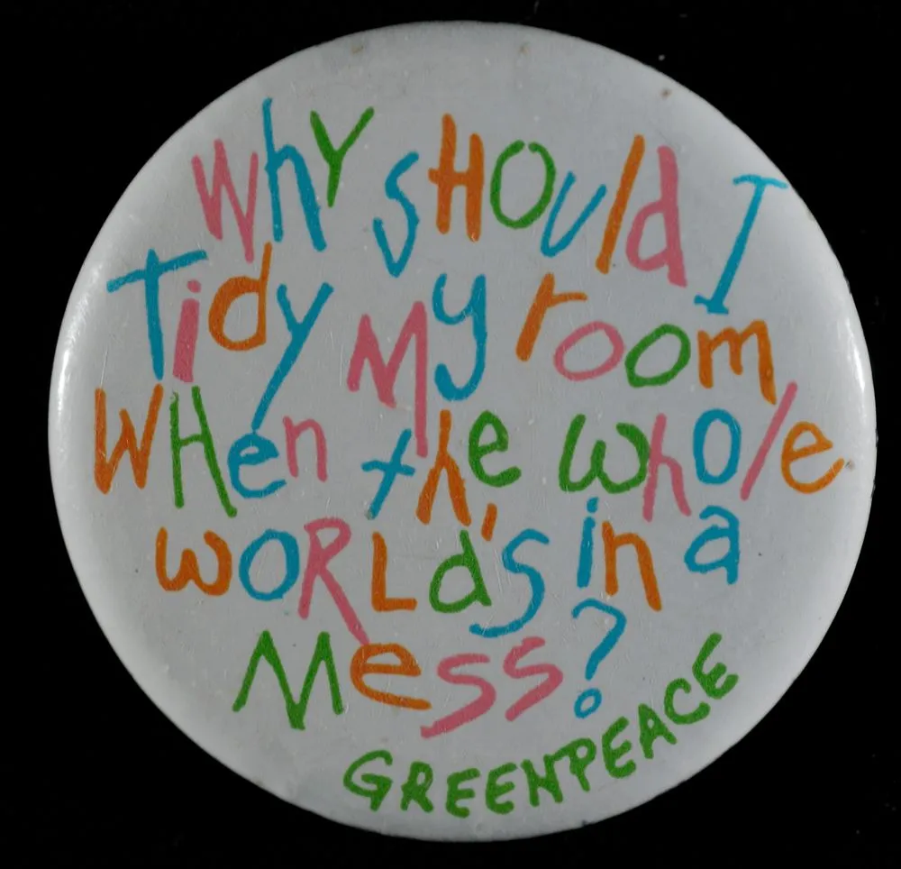 Badge, 'Why should I tidy my room'
