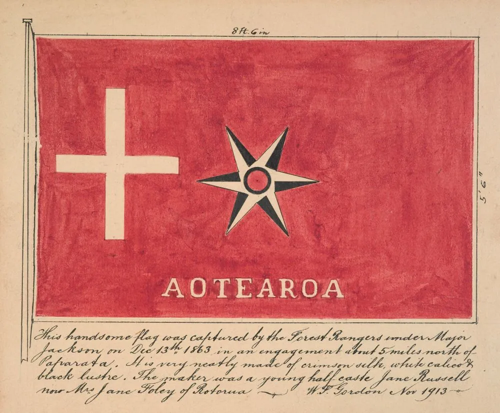 Maori rebel flag: Aotearoa