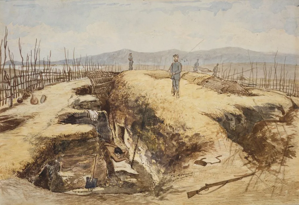 Breach at Gate Pa, morning of April 30, 1864