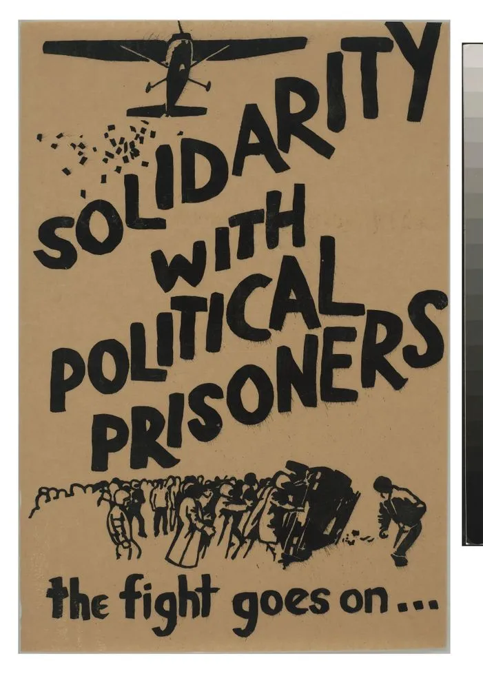Poster, 'Solidarity With Political Prisoners'