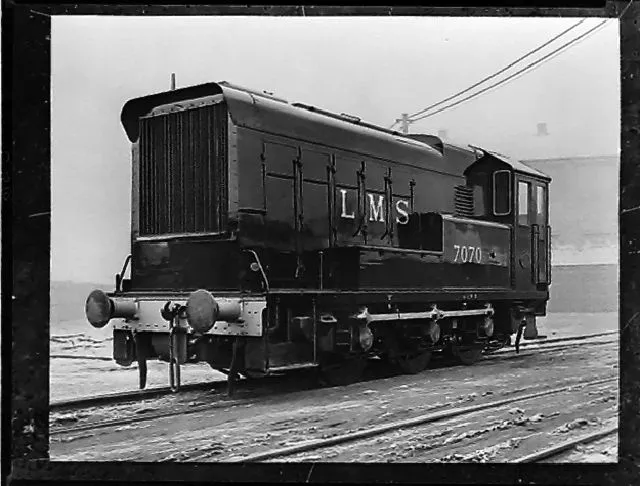 Shunting locomotive 7070 built for LMS railways