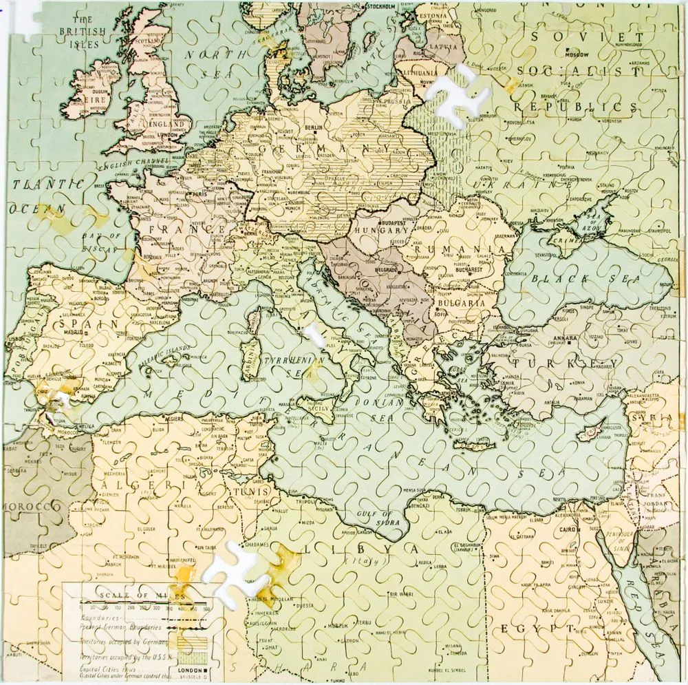 Jigsaw puzzle 'The Puzzle of Europe'