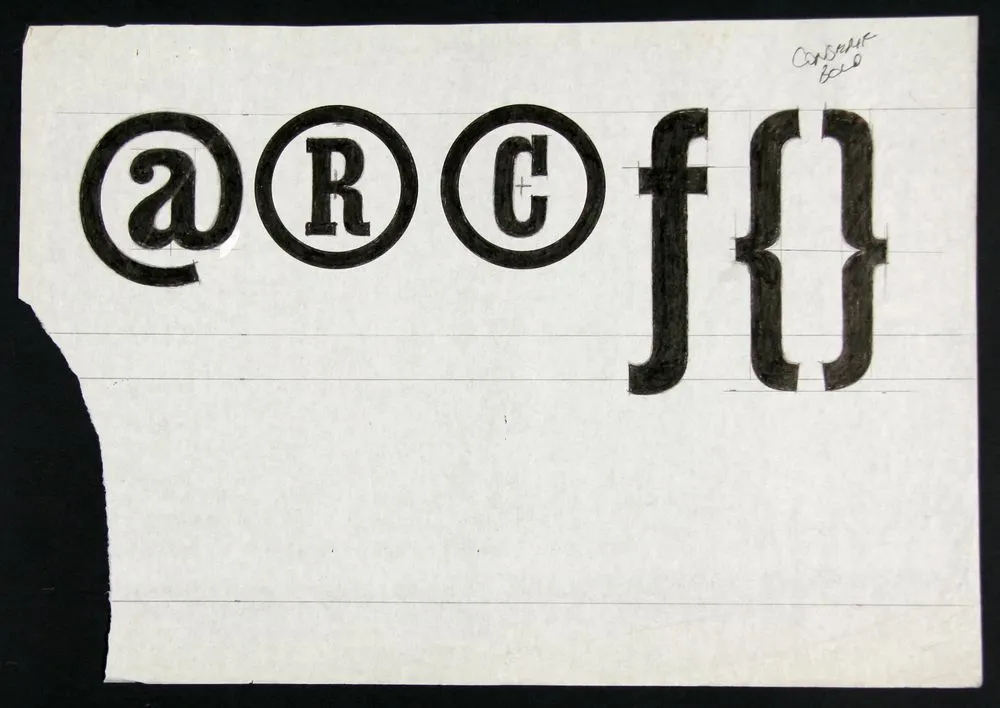 Churchward Conserif Bold Sketch