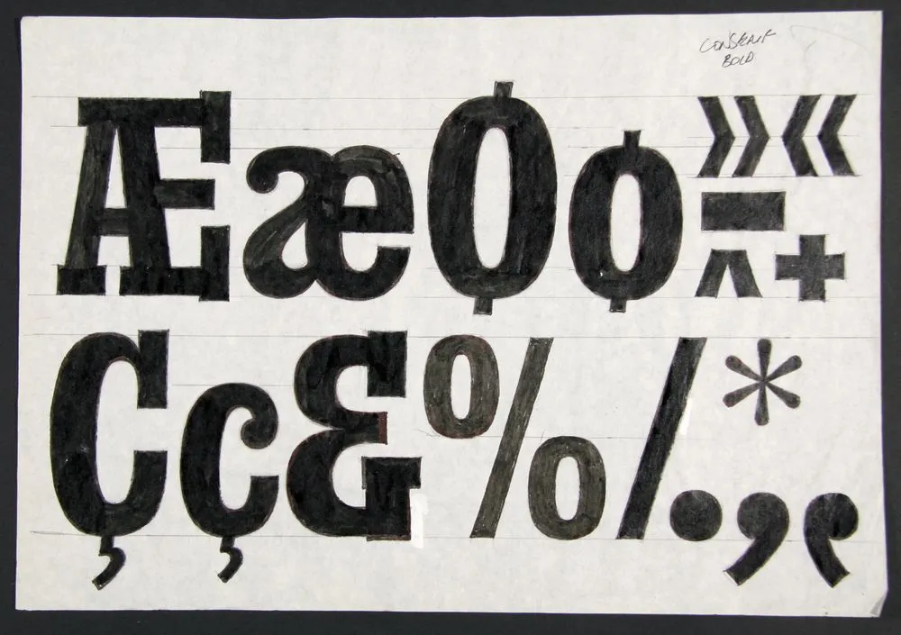 Churchward Conserif Bold Sketch