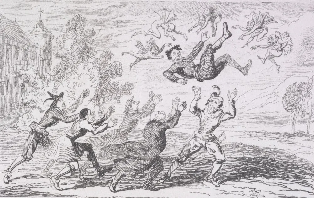 The persecuted butler. From Letters on demonology and witchcraft by Sir Walter Scott
