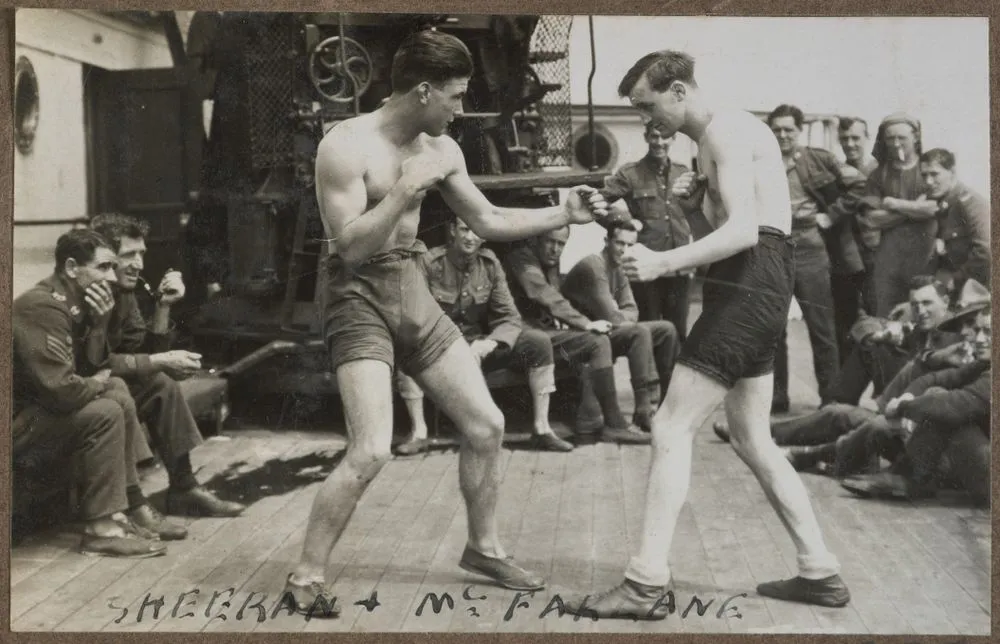 Sheeran and McFarlane. From: World War I photograph album