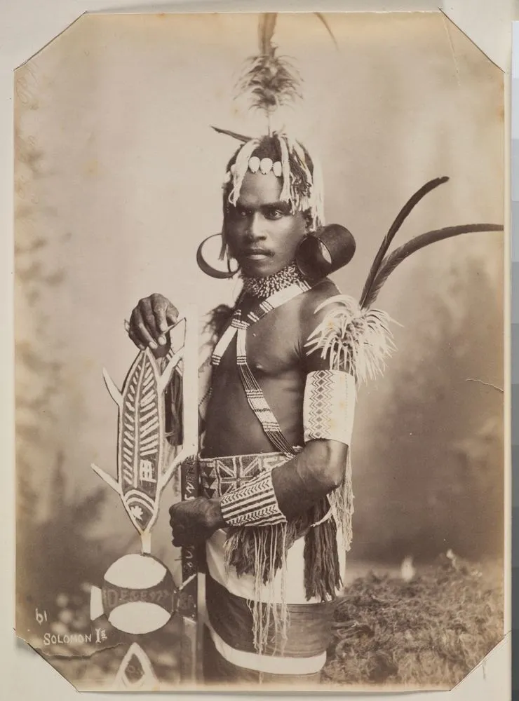 Unidentified Solomon Island Man