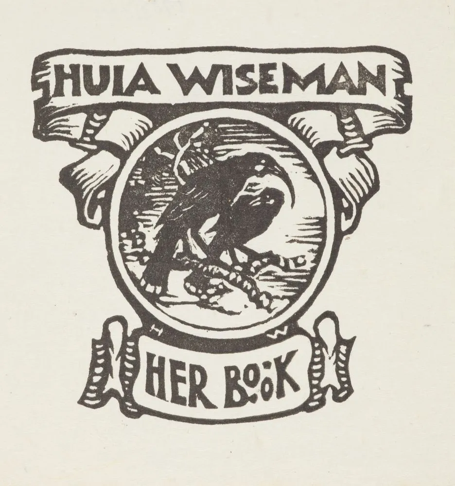Huia Wiseman bookplate