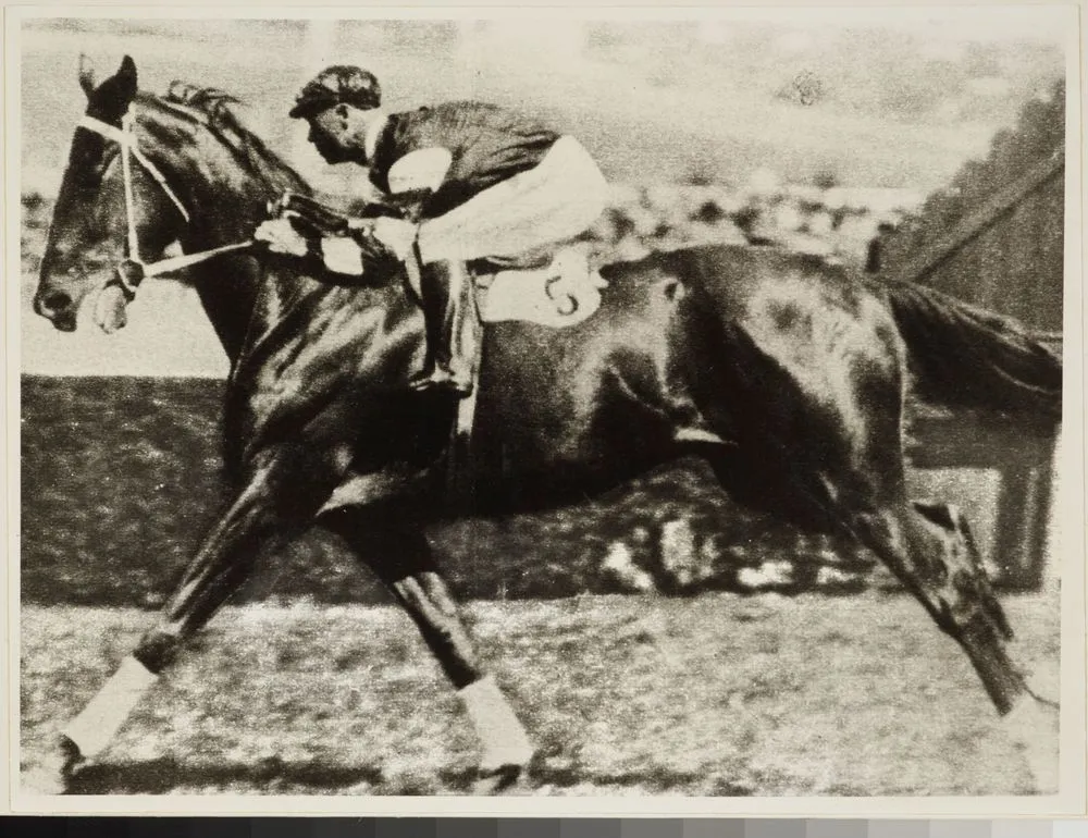 Phar Lap, galloping