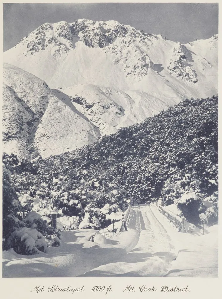 Mt Sebastapol, 4,700 ft., Mt Cook District. From the album: Record Pictures of New Zealand