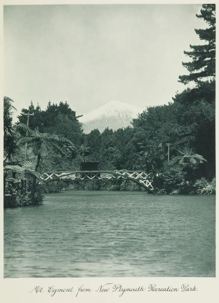 Mt Egmont from New Plymouth Recreation Park. From the album: Record Pictures of New Zealand