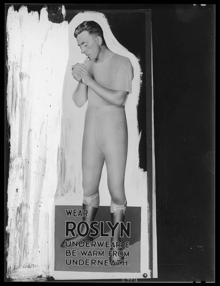 Publicity photograph for the Roslyn Woollen Mills