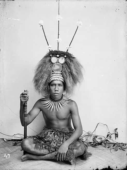 Samoan chief's son, (manaia)