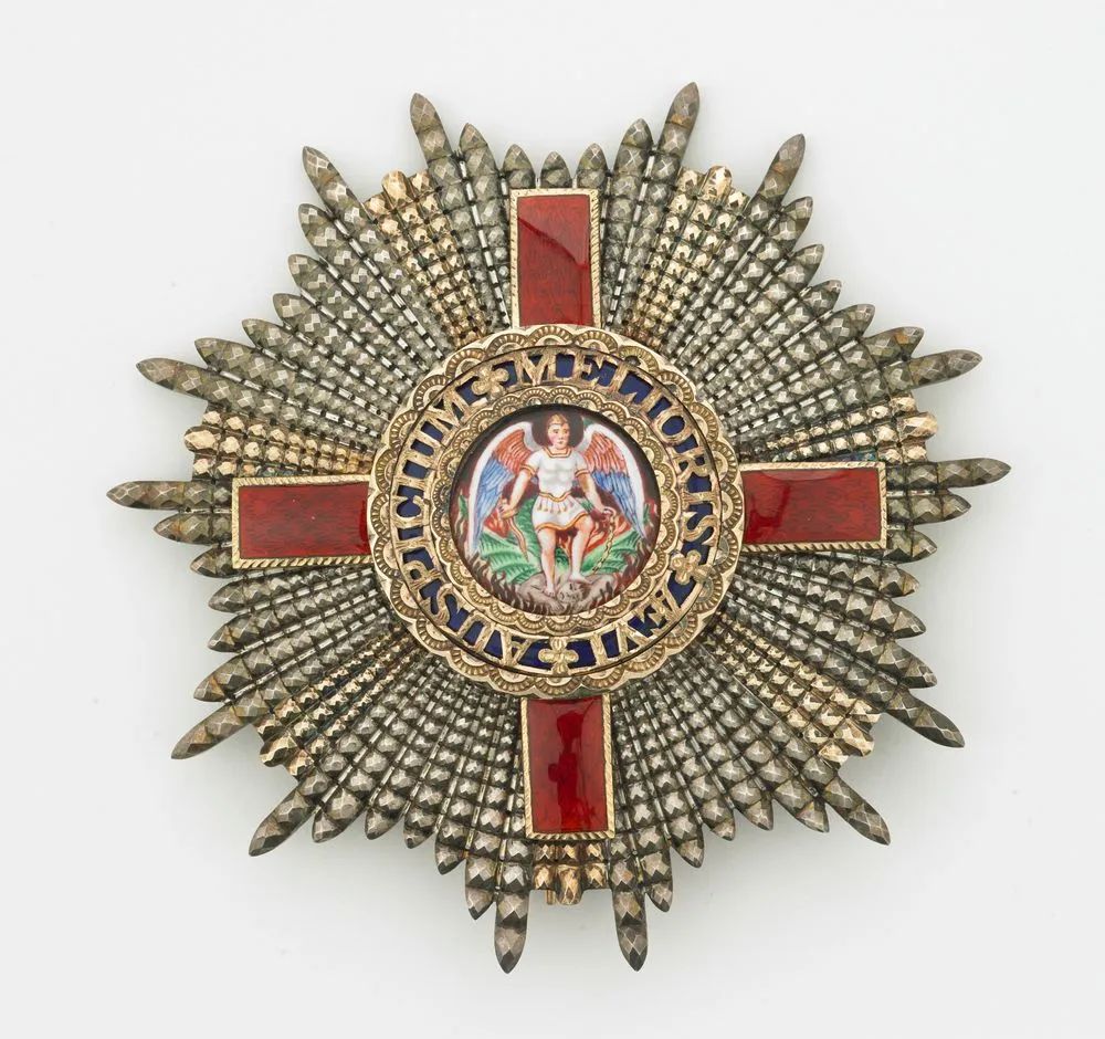The Most Distinguished Order of Saint Michael and Saint George. Knight Grand Cross (GCMG) Breast Star, in silver-gilt and enamel.