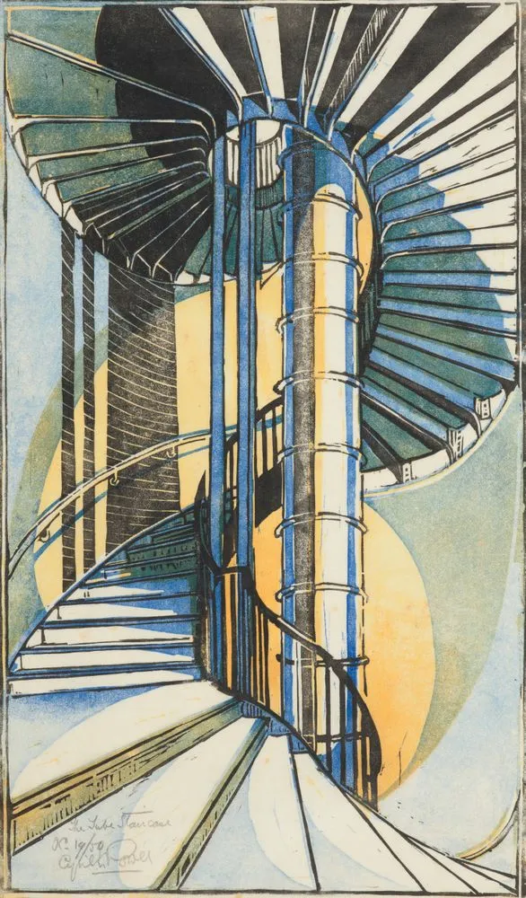 The Tube staircase