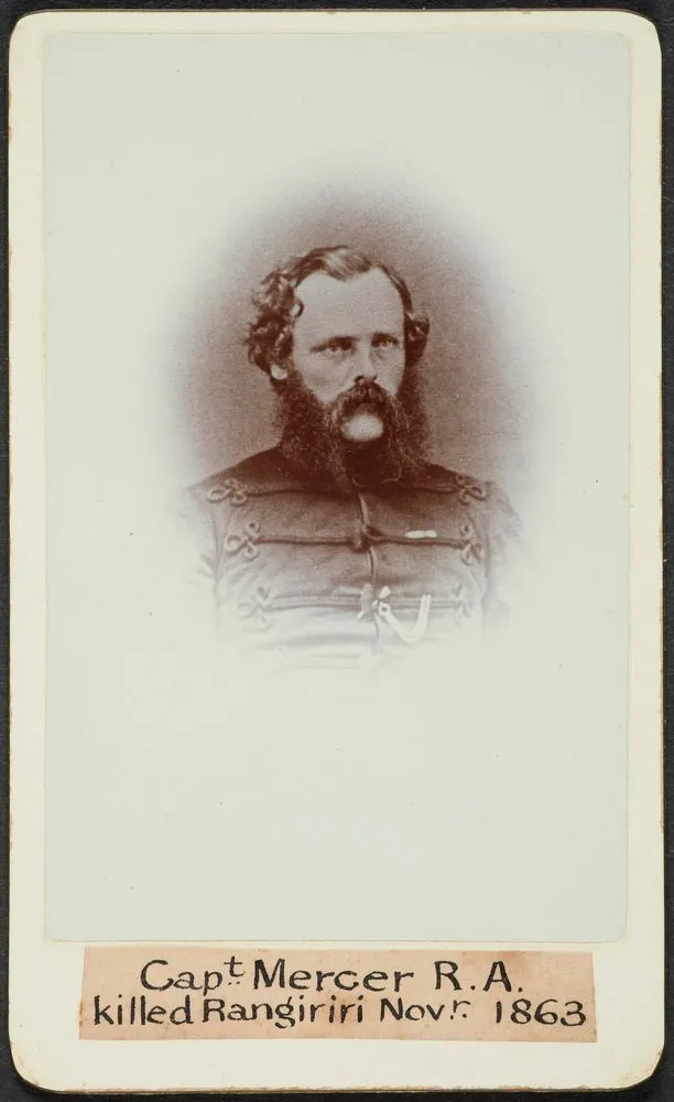 Captain Mercer, about 1860