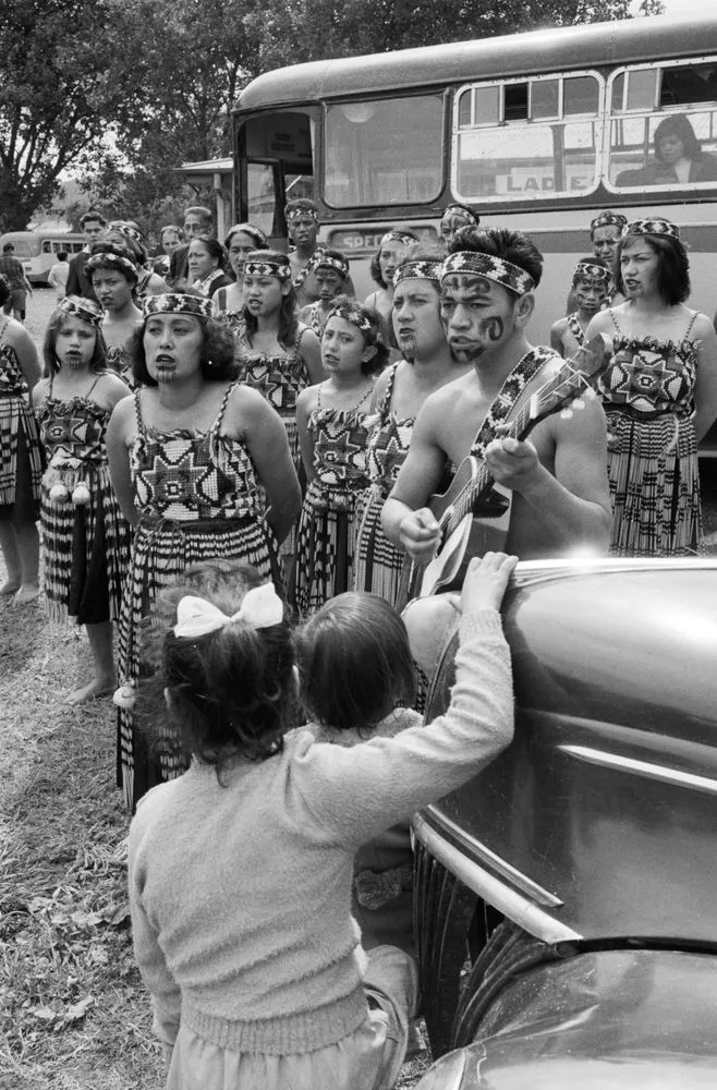 Maori Kapa Haka performers