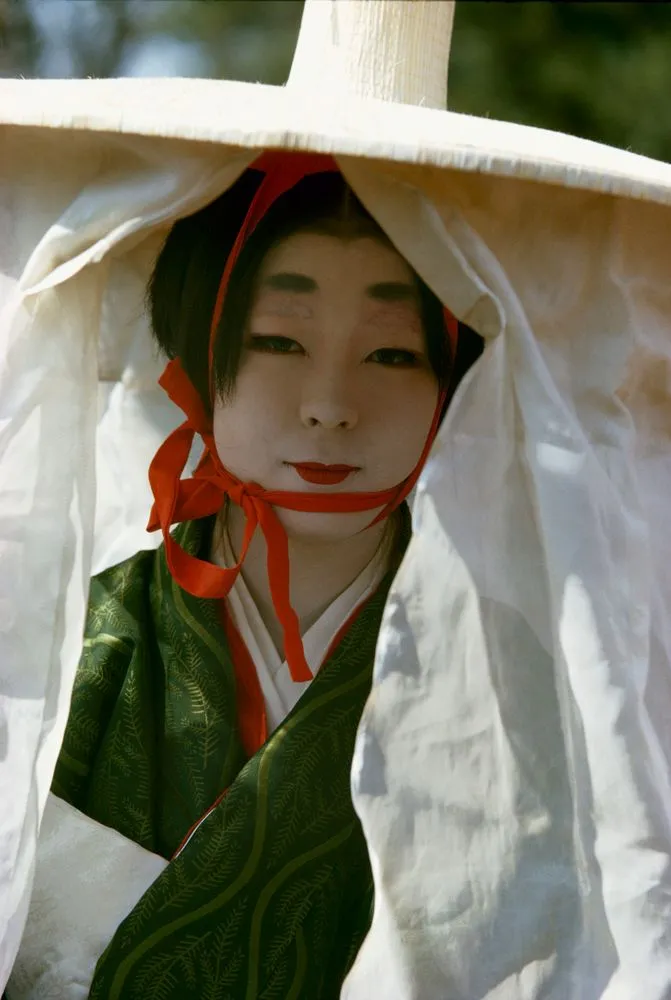 Woman in Heian Period costume, Festival of the Ages, Kyoto, Japan. Taken for a series on Japan for ‘Life’