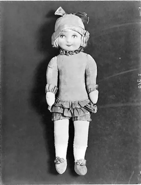 Doll with a porcelain face