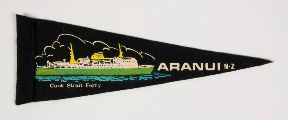 Souvenir pennant, 'Aranui NZ'