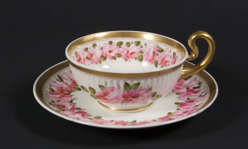 Cup, saucer and coffee cup