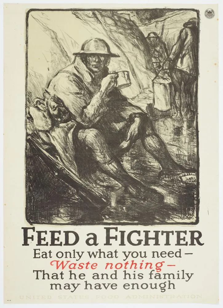 Poster, 'Feed a Fighter'