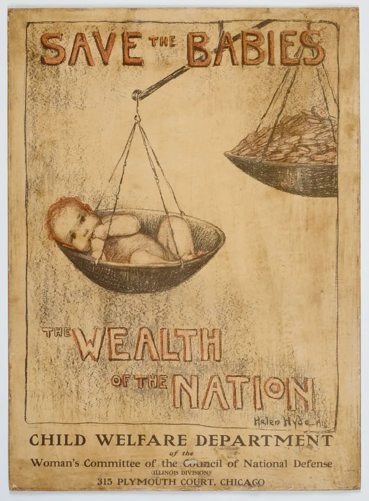 Poster, 'Save the babies'