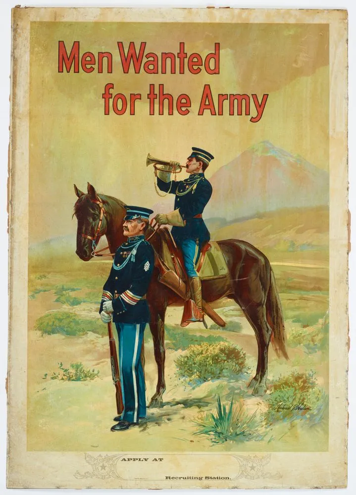 Poster, 'Men Wanted for the Army'