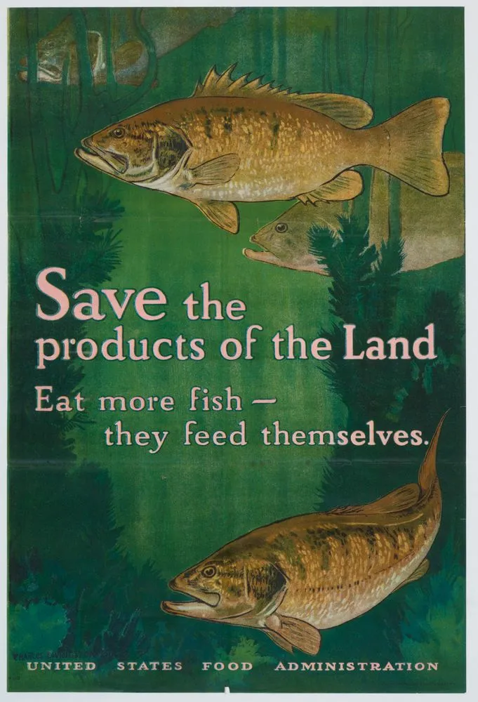 Poster, 'Save the products of the Land'