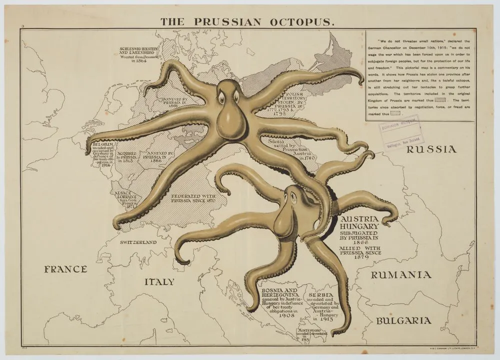 Poster, 'The Prussian Octopus'