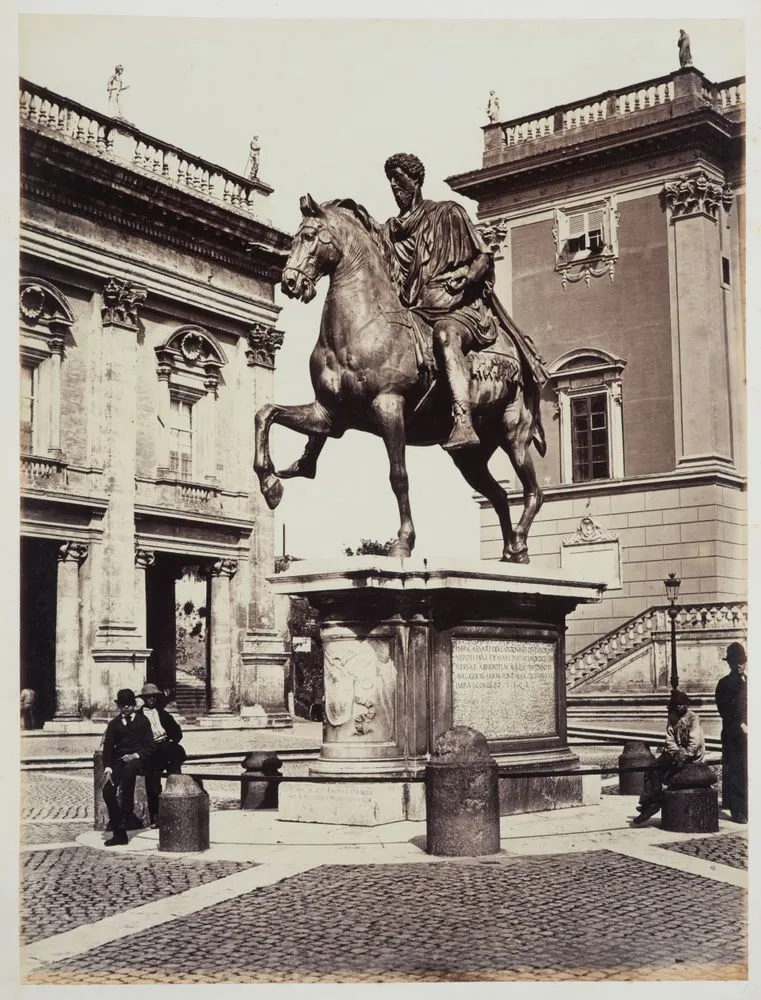 Statue of Marcoues Auriales [Marcus Aurelius]