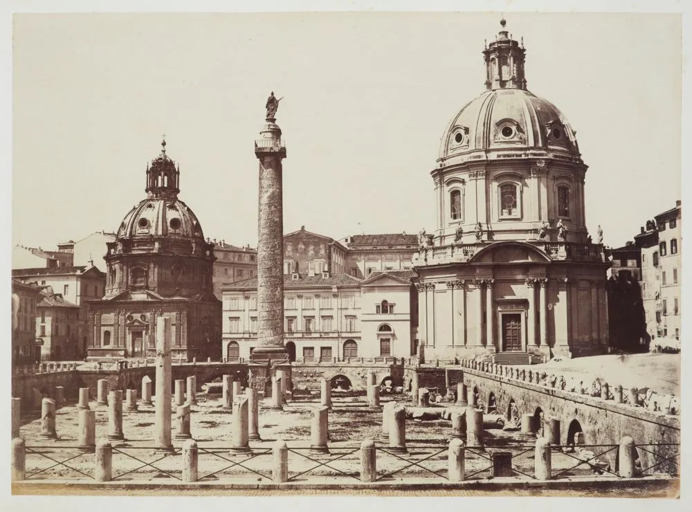 [Foro di Traiano at the north end of the Imperial Fora, Rome]