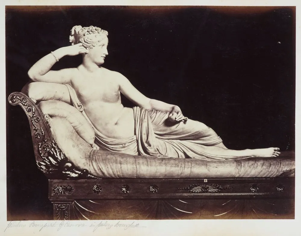 Pauline Bonaparte of Canova in Palazzo Borghese